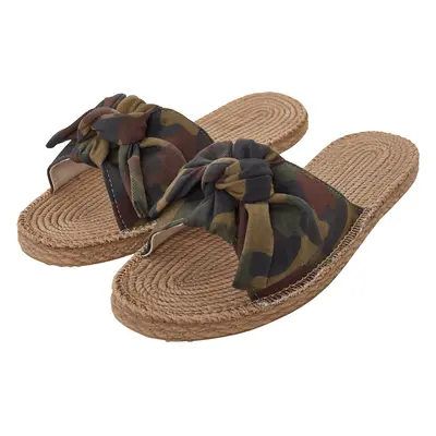 Canvas mules woodcamo