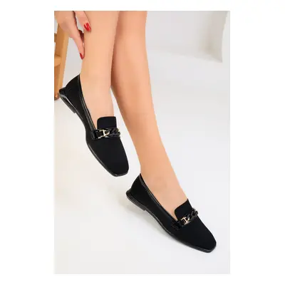 Soho Black Women's Flats