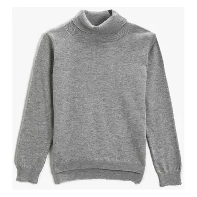 Koton Girls' Gray Sweater