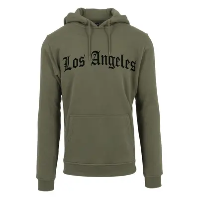 Los Angeles wording Hoody Olive