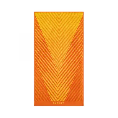 Zwoltex Unisex's Gym Bench Towel Energy AB Orange/Yellow