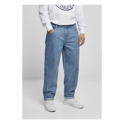 Men's Embroidery Jeans Blue