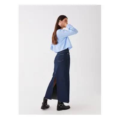 LC Waikiki Standard Fit Women's Jean Skirt