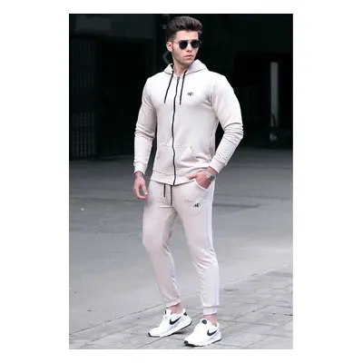 Madmext Beige Tracksuit Set