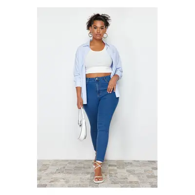 Trendyol Curve Light Blue Extra Flexible Skinny Jeans