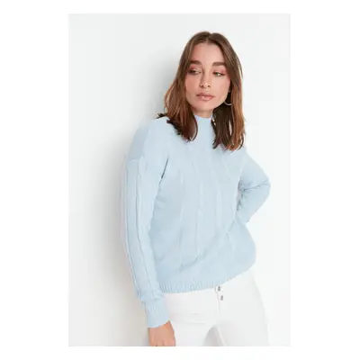 Trendyol Light Blue Knit Detailed Knitwear Sweater