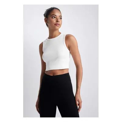 DEFACTO Crop Ribana Crew Neck Sleeveless Undershirt