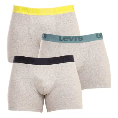 3PACK men's boxers Levis gray