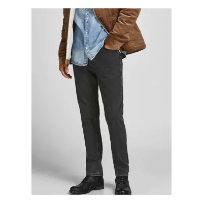 Dark grey slim fit jeans by Jack & Jones Mike