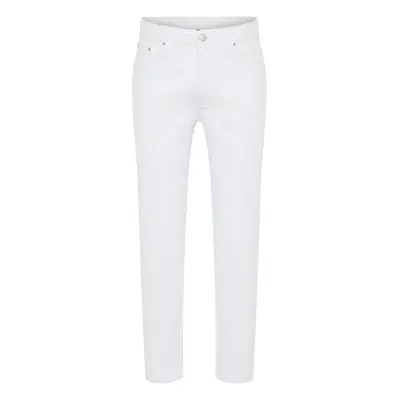 Trendyol White Relax Fit Jeans Denim Trousers