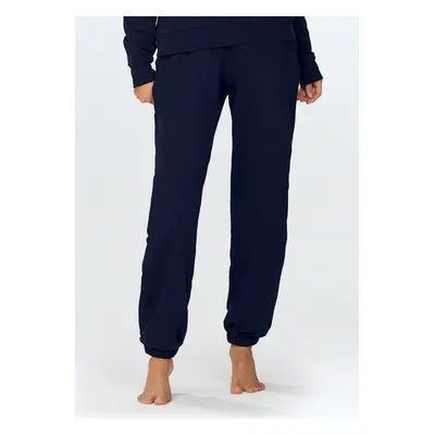 DKaren Woman's Pants Wenezja Navy Blue