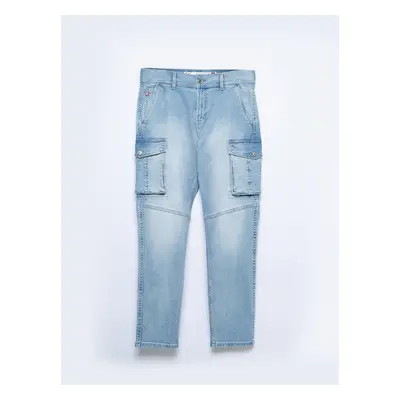 Big Star Man's Tapered Trousers Denim Denim-217