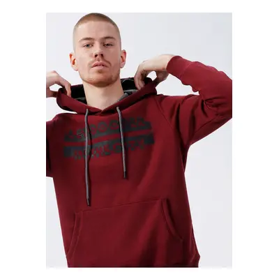 Lee Cooper Men's Hooded Damson Sweatshirt Lcm Tess Mãœrdãœm