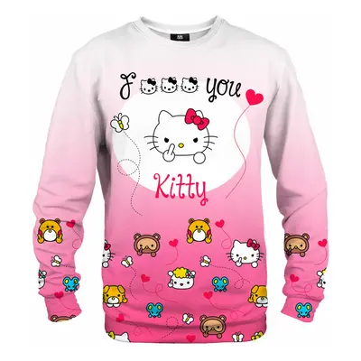 Mr. GUGU & Miss GO Unisex's Angry Kitty Sweater S-Pc2230