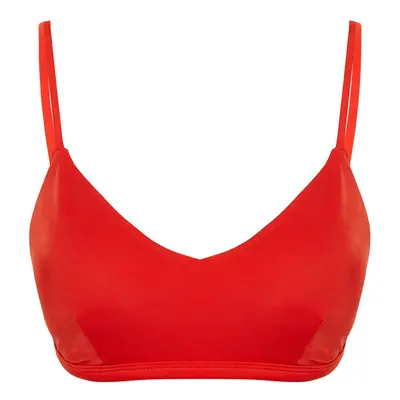 Trendyol Red Bralette Bikini Top