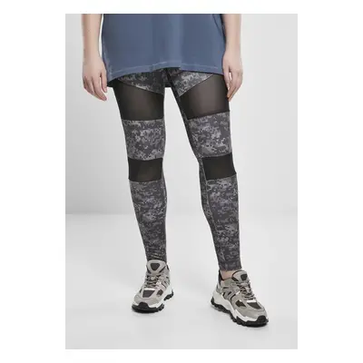 Women's Camo Tech Mesh Leggings, Dark Digital Camouflage