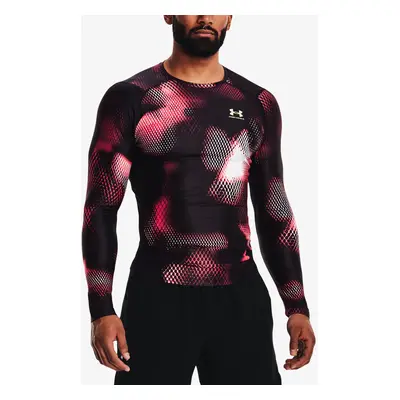 Men's T-shirt Under Armour IsoChill Prtd Comp LS-BLK