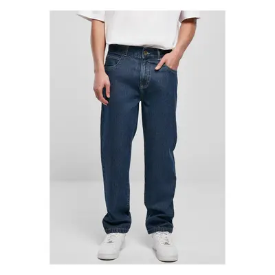 Men's Jeans Spray Logo Dark Blue/Washed