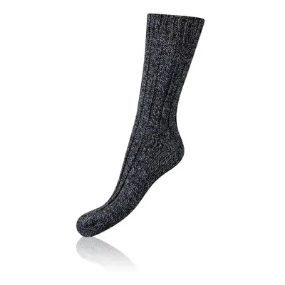 Bellinda NORWEGIAN STYLE SOCKS - Men's Norwegian Style Winter Socks - Black