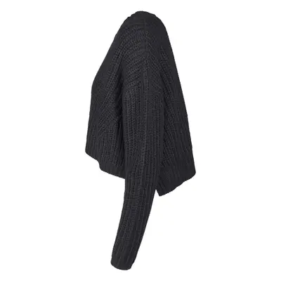 Women's wide oversize sweater black