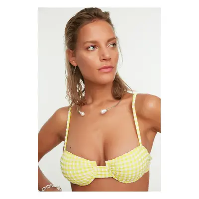 Trendyol Yellow Balcony Bikini Top