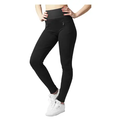 Women's High Waisted Leggings Interlock blk/blk