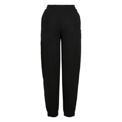 Women's high-waisted bio balloon sweatpants black