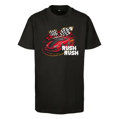 Children's Car Racing T-Shirt Black