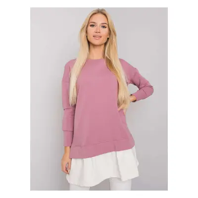 RUE PARIS Dusty pink women's cotton tunic