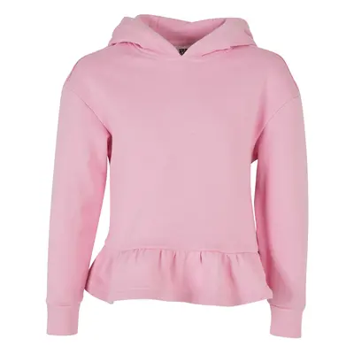 Girls Organic Volants Hoody girlypink