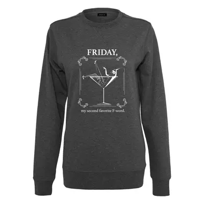 Women's Charcoal F-Word Crewneck