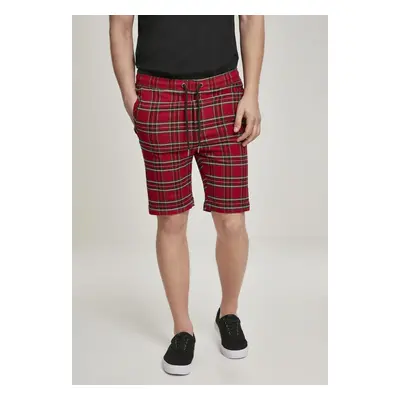 Checker Shorts red/blk