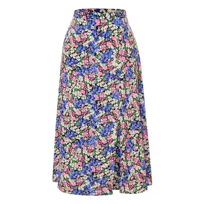 Női szoknya Trendyol Floral Patterned