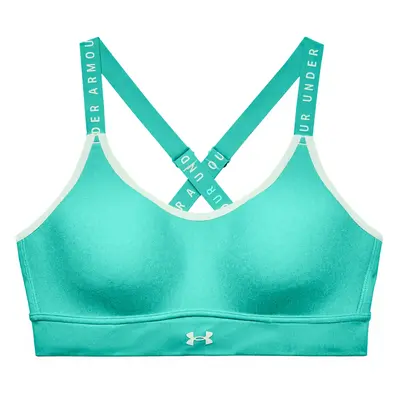 Under Armour Infinity Mid Hthr Cover-GRN Women's Bra