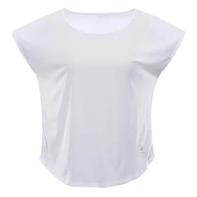 Women's quick-drying top ALPINE PRO BREATHA white