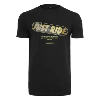 Black Just Ride T-shirt