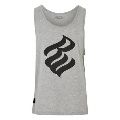 Men's Tank Top Basic Grey Melange/Black