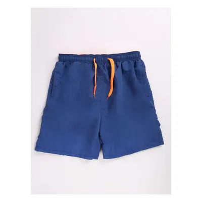 Yoclub Kids's Swimsuits Boys' Beach Shorts P4 Navy Blue