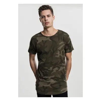 Camo Shaped Long Tee Olive Camo