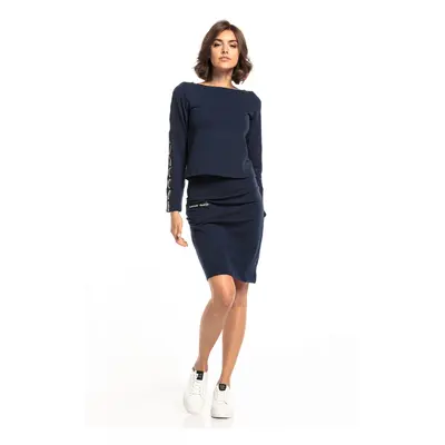 Tessita Woman's Sweatshirt T328 Navy Blue