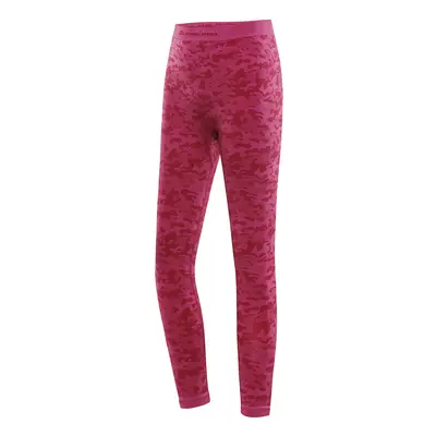 Children's functional underwear - trousers ALPINE PRO ELIBO fuchsia red