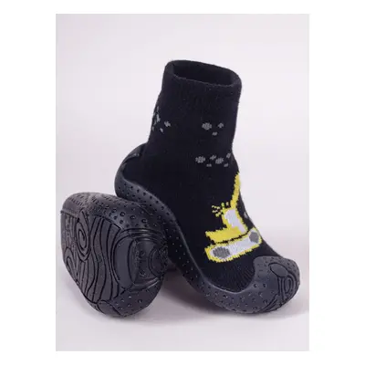 Yoclub Kids's Baby Boys' Anti-Skid Socks With Rubber Sole