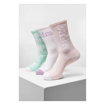 Infinity Socks 3-Pack White/Lightrose/Mint