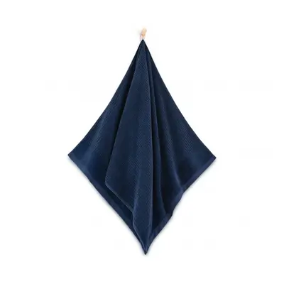 Zwoltex Unisex's Towel Simple Navy Blue