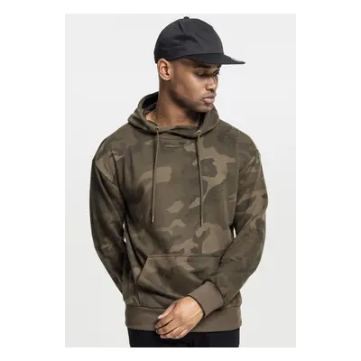 High Neck Camo Olive Camouflage Hood