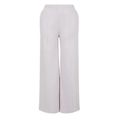 Women's Straight Pin Tuck Sweat Pants softlilac