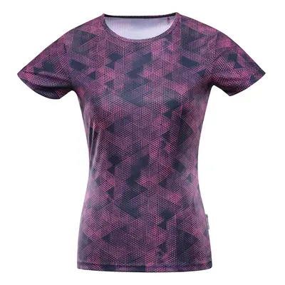 Women's T-shirt ALPINE PRO QUATRA neon knockout pink variant PA