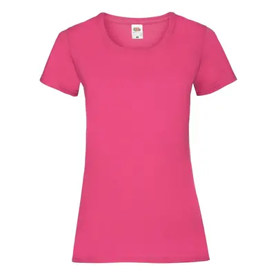 Pink Valueweight Fruit of the Loom T-shirt