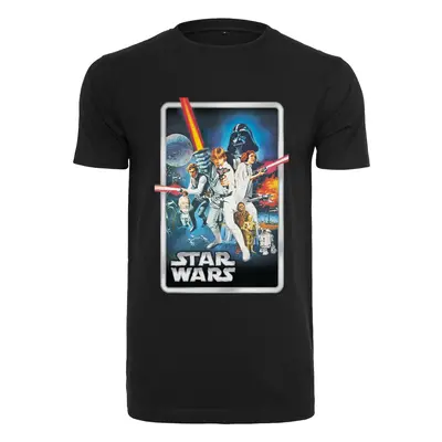 Black T-shirt with Star Wars poster