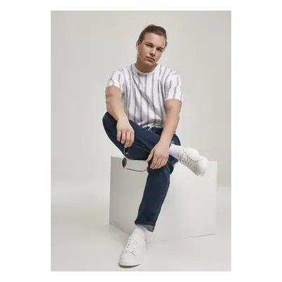 Heavy Oversized T-Shirt AOP Stripe White/Navy